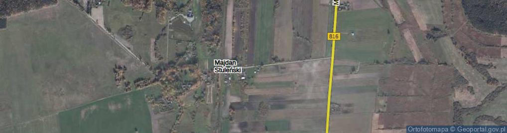 Zdjęcie satelitarne Majdan Stuleński ul.